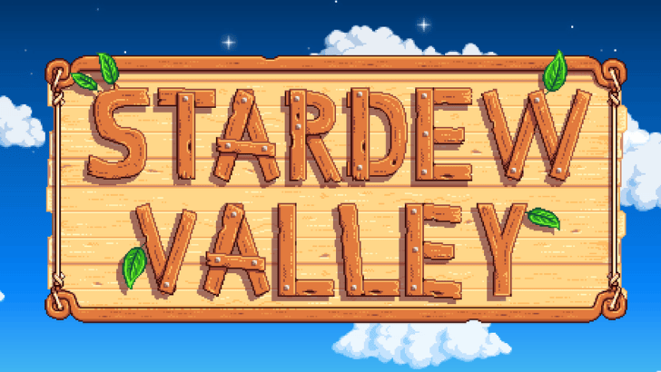 Stardew Valley title screen