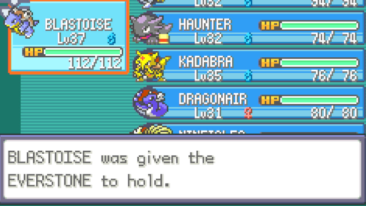 Pokemon FRLG - Held Stone