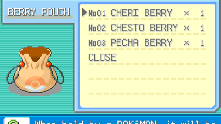 Pokemon FRLG - Berries