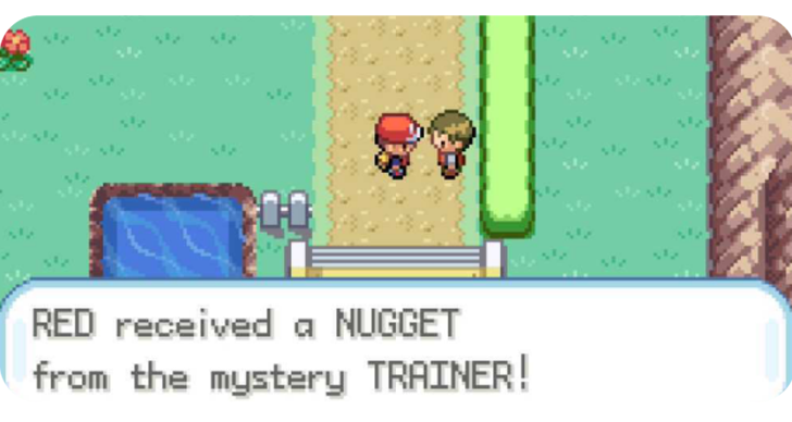 Pokemon FRLG - Money Farming Guide Gold Nugget Bridge Glitch