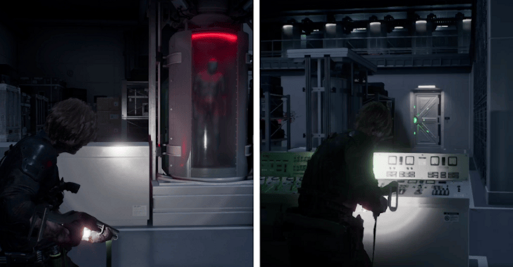 Glowing Red Chamber Terminal