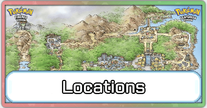 Pokemon FRLG - Locations