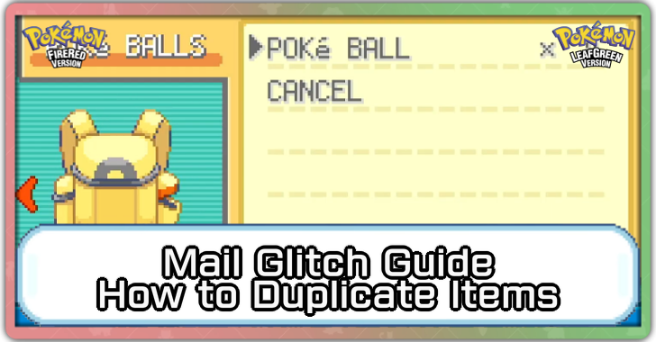 Pokemon FRLG - Mail Glitch Guide