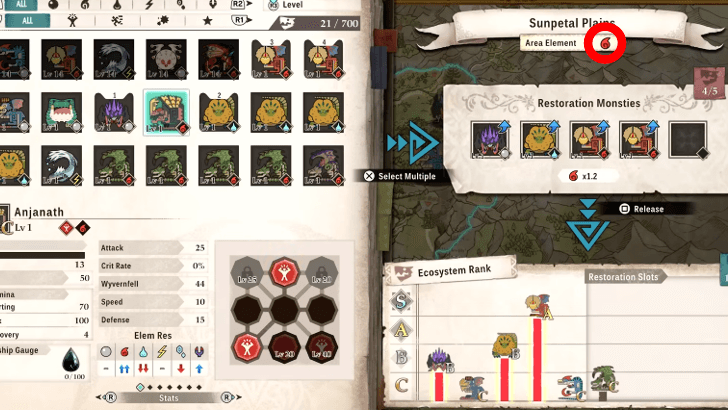 How to Change Monster Element Raise Ecosystem Rank