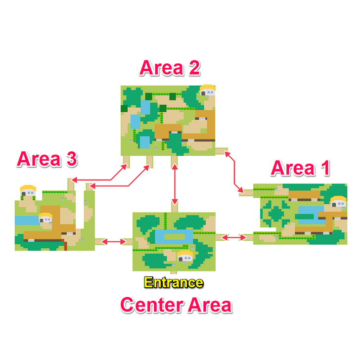 Safari Zone Map