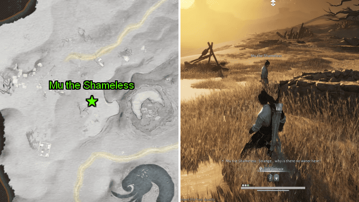 Talk to Mu the Shameless West of Horsehelm Village