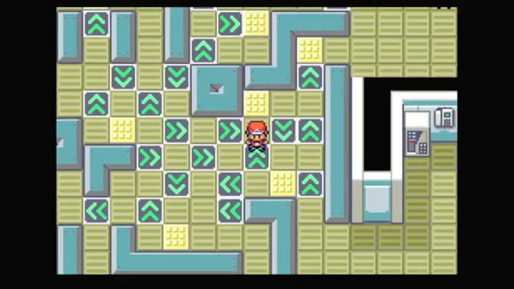Team Rocket Hideout Arrow Spin Tiles