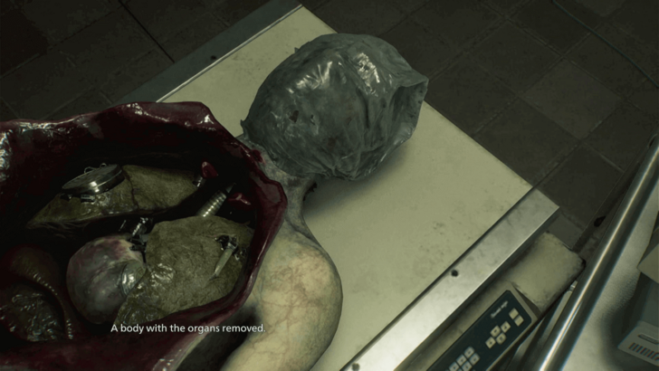 Examination Body with Organs