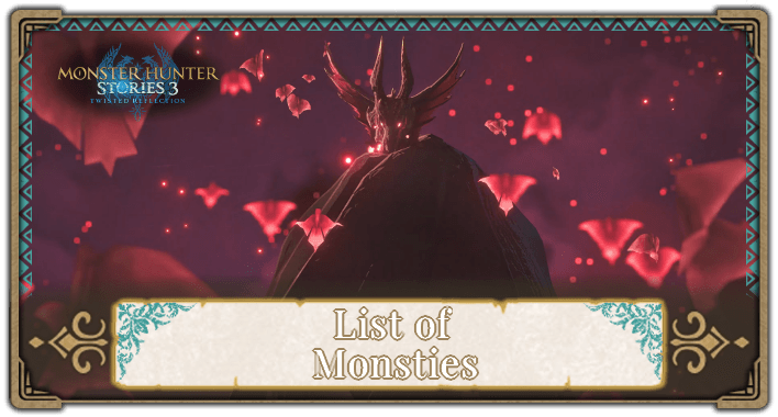 List of Monsties