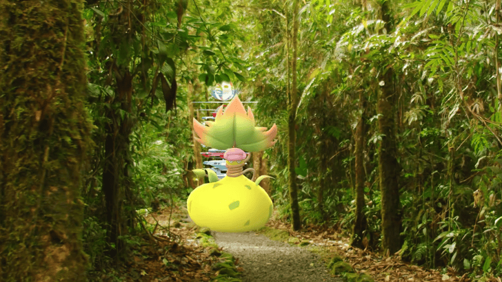 Pokémon GO Mega Victreebel in the forest
