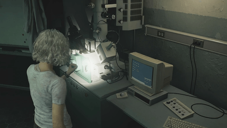 Blood Lab Microscope