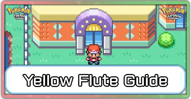 Pokemon FRLG - Yellow Flute Location and How to Get
