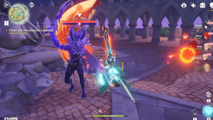 Genshin - Helping Varka