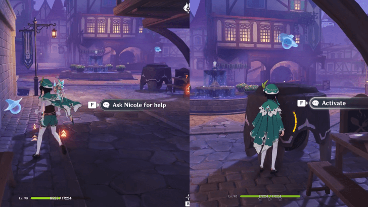 Genshin - Asking Nicole for Help