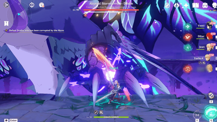 Genshin - Remove the White Shield