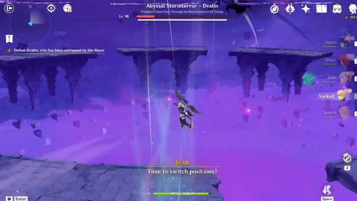 Genshin - Switch Positions