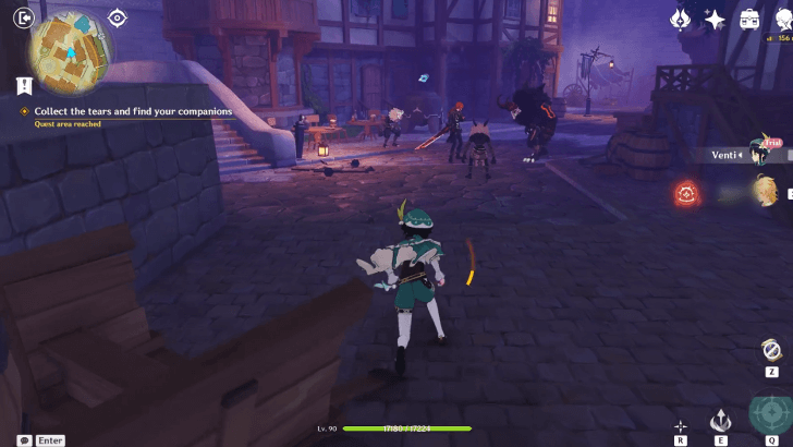 Genshin - Teardrop Crystal 1 and Diluc