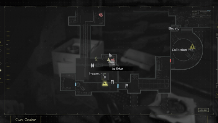 Ink Ribbon Map Location