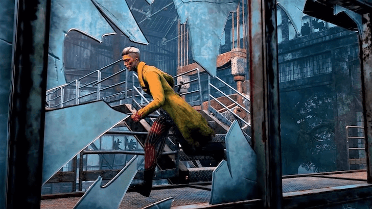 The Trickster running and chasing someone