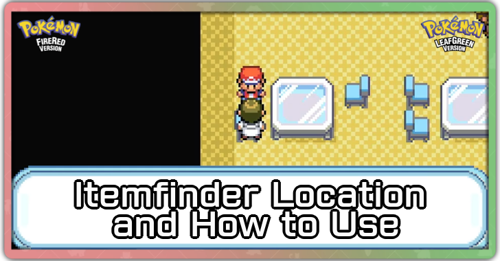 Pokemon FRLG - Itemfinder Location and How to Use