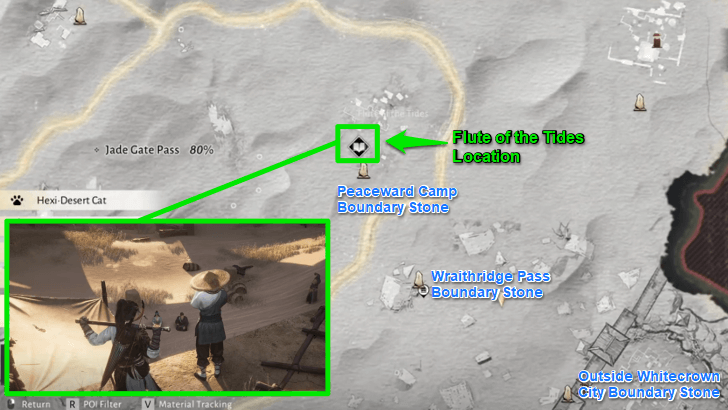 Flute of the Tides Location