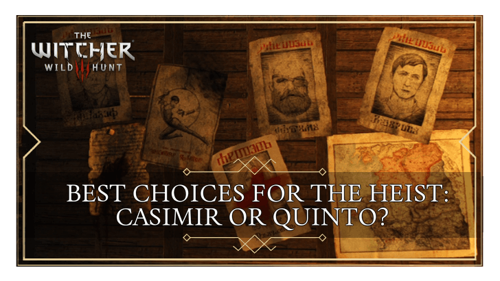 Best choices for the heist