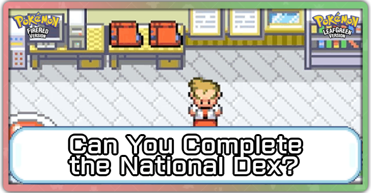 Pokemon FRLG -National Dex