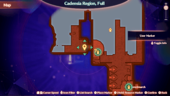 Zoomed In Map, Great Sword