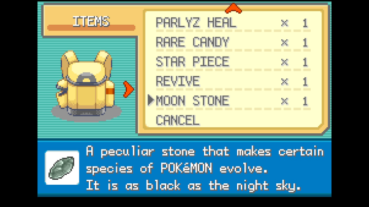 Select and Use the Moon Stone