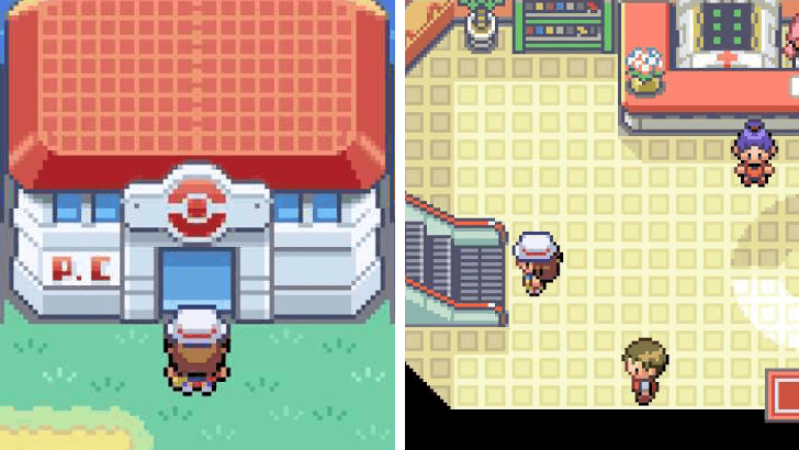 Entering the Pokemon Center Wireless Club