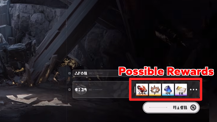 Survival Training Event - Possible Rewards Menu Preview