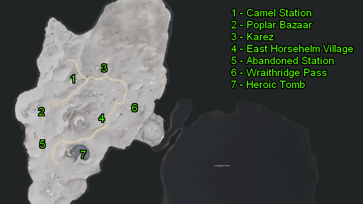 Meng Wuya Embodying Verses Locations