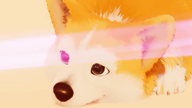 My Little Puppy Bong-gu was lying down when a purple ray of light came to him