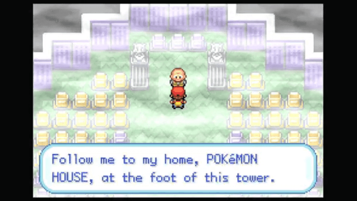 FRLG - Talk to Mr. Fuji on the Top Floor