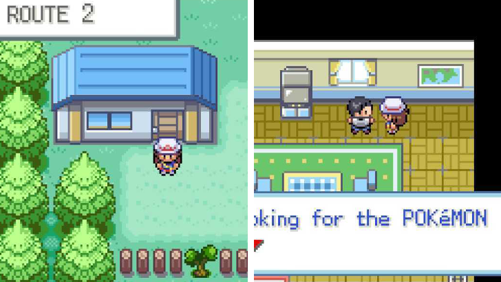 Trade Abra for Mr. Mime in Route 2