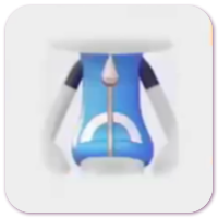 Familiar Top #2 (Cyan)