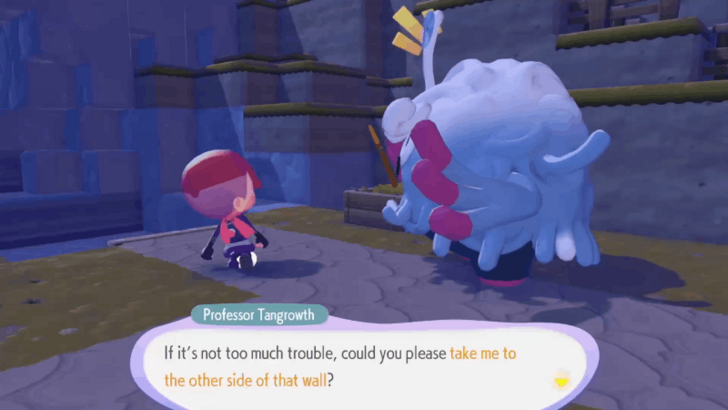 Professor Tangrowth Other Side of Wall