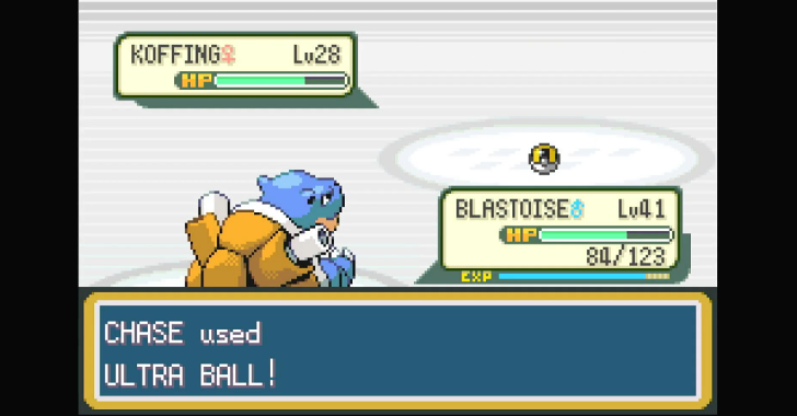 Throw Ultra Balls at Wild Pokemon