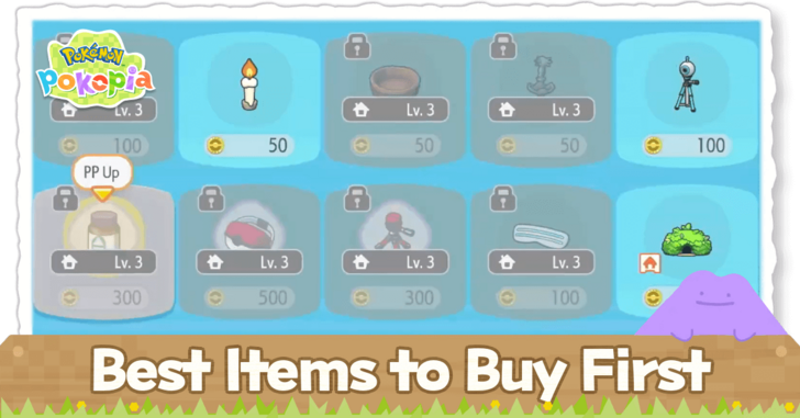 Pokemon Pokopia - Best Items to Buy First