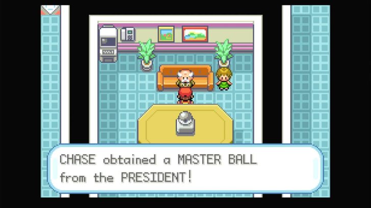 Receive the Master Ball From the President