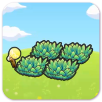 Illuminated tall grass