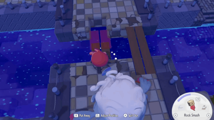 Use bridge planks to construct the bridge