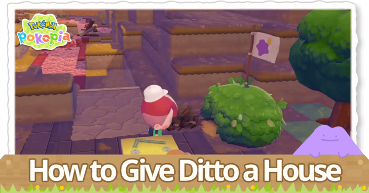 Pokemon Pokopia - How to Give Ditto a House