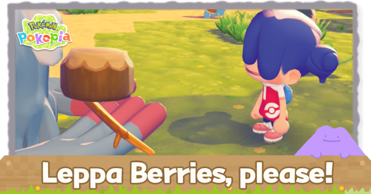 Pokemon Pokopia - Leppa Berries, please