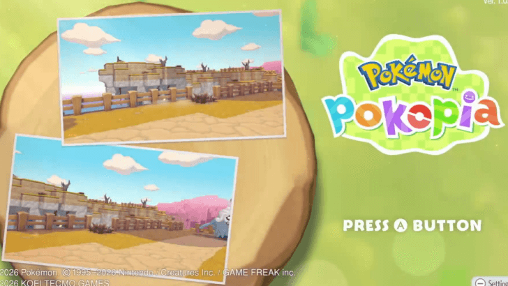 Pokopia Start Screen