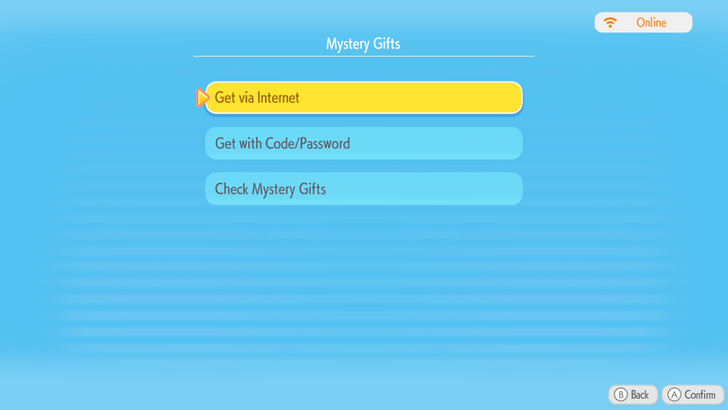 Mystery Gift Options
