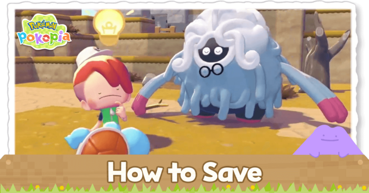 Pokemon Pokopia - How to Save