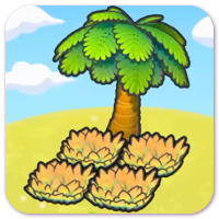 Tree-shaded yellow tall grass