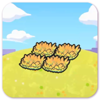 Elevated yellow tall grass