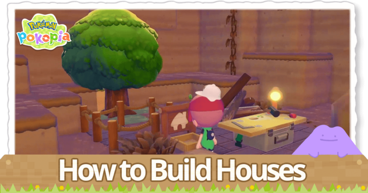 Pokemon Pokopia - How to Build Houses